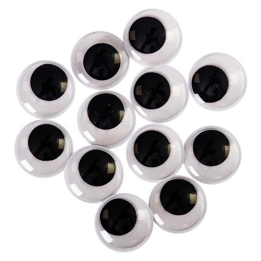 Picture of GOOGLY EYES 24MM - 12 PACK